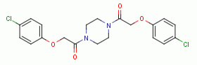 1,4-bis-(4-chloro-phenoxyacetyl)-piperazine