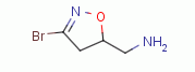 (3-bromo-4,5-dihydro-1,2-oxazol-5-yl)methanamine