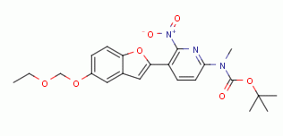 ([5-(5-Ethoxymethoxy-benzofuran-2-yl)-6-nitro-pyridin-2-yl]-methyl-carbamic