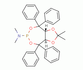 (3aR,8aR)-Tetrahydro-N,N,2,2-tetramethyl-4,4,8,8-tetraphenyl-1,3-dioxolo[4,5-e][1,3,2]dioxaphosphepin-6-amine