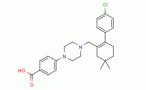 4-[4-[[2-(4-Chlorophenyl)-5,5-dimethyl-1-cyclohexen-1-yl]methyl]-1-piperazinyl]benzoic