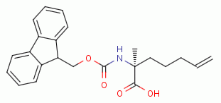 (S)-2-(((9H-FLUOREN-9-YL)METHOXY)CARBONYLAMINO)-2-METHYLHEPT-6-ENOIC