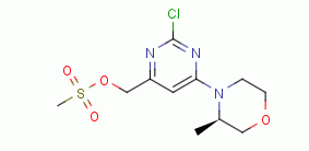 (R)-(2-chloro-6-(3-methylmorpholino)pyrimidin-4-yl)methyl