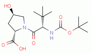 (2S,4R)-1-((S)-2-((tert-butoxycarbonyl)amino)-3,3-dimethylbutanoyl)-4-hydroxypyrrolidine-2-carboxylicacid