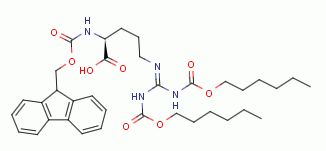 (2S)-5-[bis(hexoxycarbonylamino)methylideneamino]-2-(9H-fluoren-9-ylmethoxycarbonylamino)pentanoic