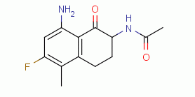 N-(8-acetamido-6-fluoro-5-methyl-1-oxo-3,4-dihydro-2H-naphthalen-2-yl)acetamide