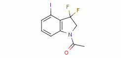 1-(3,3-difluoro-4-iodoindolin-1-yl)ethanone