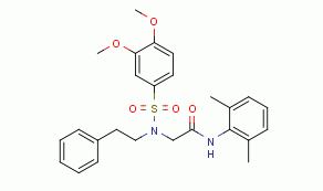 2-[(3,4-dimethoxyphenyl)sulfonyl-(2-phenylethyl)amino]-N-(2,6-dimethylphenyl)acetamide