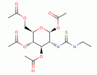 (2S,3R,4R,5S,6R)-6-(acetoxymethyl)-3-(3-ethylthioureido)-tetrahydro-2H-pyran-2,4,5-triyl